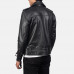  Black Leather Biker Jacket