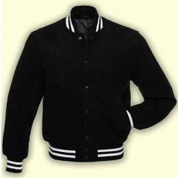 Black Fleece Varsity Jacket